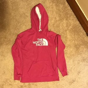 The North Face Pink Hoodie Size Medium